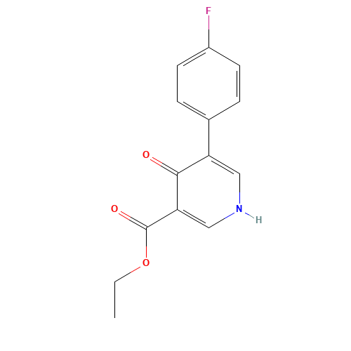 ethyl 5-(4-fluorophenyl)-4-oxo-1H-pyridine-3-carboxylate (CAS: 1052114-80-3) - Related Chemical Product