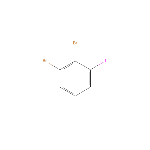 1,2-dibromo-3-iodobenzene (CAS: 1191934-06-1) - Chemical Structure and Molecular Formula 