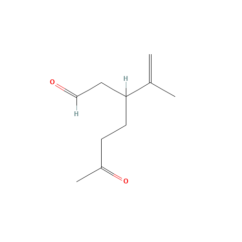 6-oxo-3-prop-1-en-2-ylheptanal (CAS: 7086-79-5) - Related Chemical Product