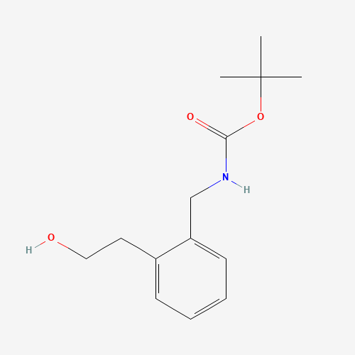 tert-butyl N-[[2-(2-hydroxyethyl)phenyl]methyl]carbamate (CAS: 496917-85-2) - Related Chemical Product