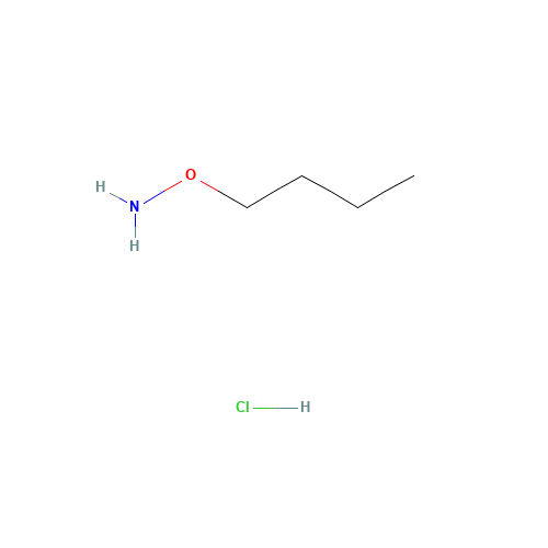 O-butylhydroxylamine;hydrochloride (CAS: 4490-82-8) - Chemical Structure and Molecular Formula 