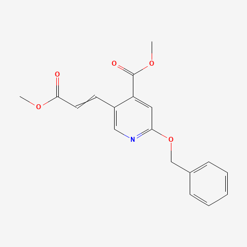 methyl 5-(3-methoxy-3-oxoprop-1-enyl)-2-phenylmethoxypyridine-4-carboxylate (CAS: 1222090-63-2) - Related Chemical Product