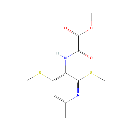 methyl 2-[[6-methyl-2,4-bis(methylsulfanyl)pyridin-3-yl]amino]-2-oxoacetate (CAS: 186026-32-4) - Related Chemical Product