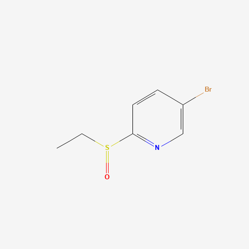 5-bromo-2-ethylsulfinylpyridine (CAS: 1446010-50-9) - Chemical Structure and Molecular Formula 