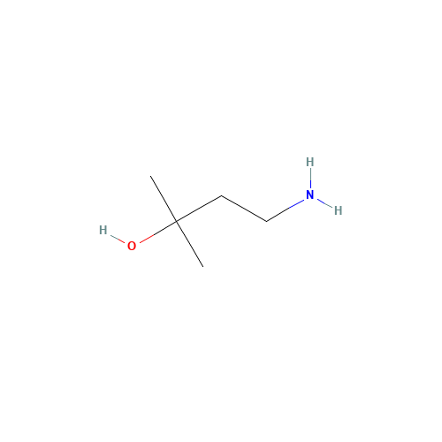 4-amino-2-methylbutan-2-ol (CAS: 26734-08-7) - Chemical Structure and Molecular Formula 