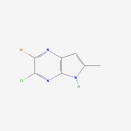 2-bromo-3-chloro-6-methyl-5H-pyrrolo[2,3-b]pyrazine (CAS: 1447770-37-7) - Related Chemical Product
