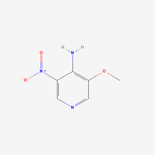 3-methoxy-5-nitropyridin-4-amine (CAS: 127356-39-2) - Chemical Structure and Molecular Formula 