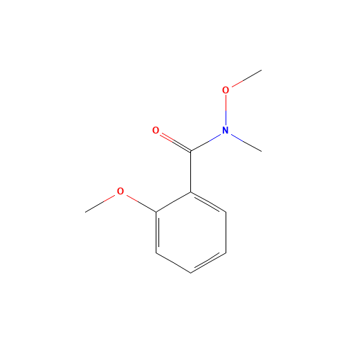 N,2-dimethoxy-N-methylbenzamide (CAS: 130250-62-3) - Chemical Structure and Molecular Formula 
