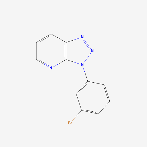 3-(3-bromophenyl)triazolo[4,5-b]pyridine (CAS: 66194-08-9) - Chemical Structure and Molecular Formula 