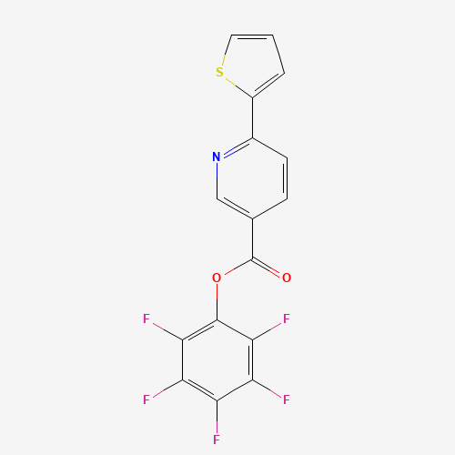 (2,3,4,5,6-pentafluorophenyl) 6-thiophen-2-ylpyridine-3-carboxylate (CAS: 926921-59-7) - Related Chemical Product
