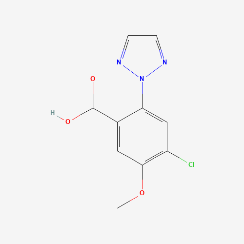 4-chloro-5-methoxy-2-(triazol-2-yl)benzoic acid (CAS: 1435479-66-5) - Related Chemical Product