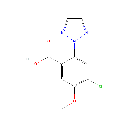 4-chloro-5-methoxy-2-(triazol-2-yl)benzoic acid (CAS: 1435479-66-5) - Related Chemical Product