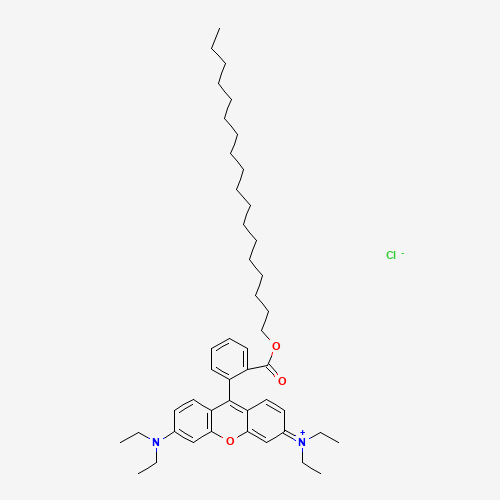 [6-(diethylamino)-9-(2-octadecoxycarbonylphenyl)xanthen-3-ylidene]-diethylazanium;chloride (CAS: 65603-19-2) - Related Chemical Product