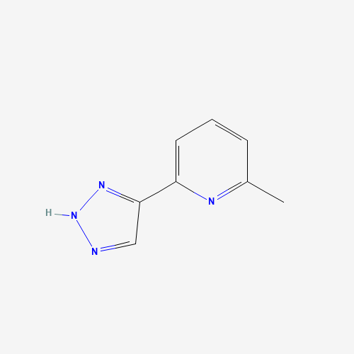 2-methyl-6-(2H-triazol-4-yl)pyridine (CAS: 369363-75-7) - Chemical Structure and Molecular Formula 