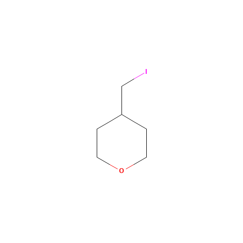 4-(iodomethyl)oxane (CAS: 101691-94-5) - Chemical Structure and Molecular Formula 
