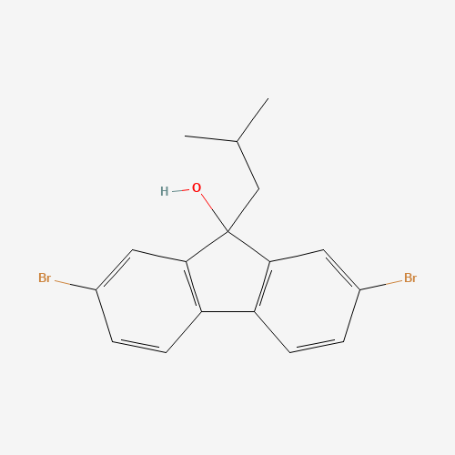 2,7-dibromo-9-(2-methylpropyl)fluoren-9-ol (CAS: 1401734-58-4) - Related Chemical Product