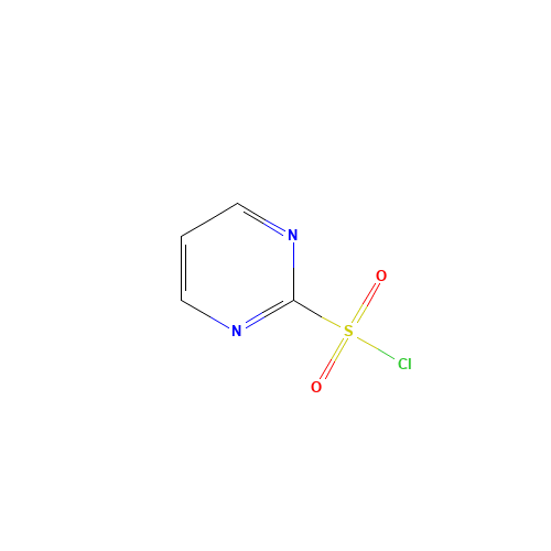 pyrimidine-2-sulfonyl chloride (CAS: 220548-03-8) - Chemical Structure and Molecular Formula 