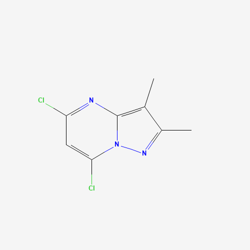 5,7-dichloro-2,3-dimethylpyrazolo[1,5-a]pyrimidine (CAS: 1500104-08-4) - Chemical Structure and Molecular Formula 