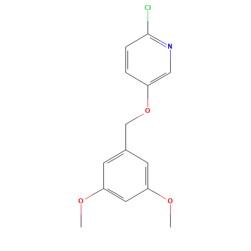 2-chloro-5-[(3,5-dimethoxyphenyl)methoxy]pyridine (CAS: 1453212-28-6) - Related Chemical Product