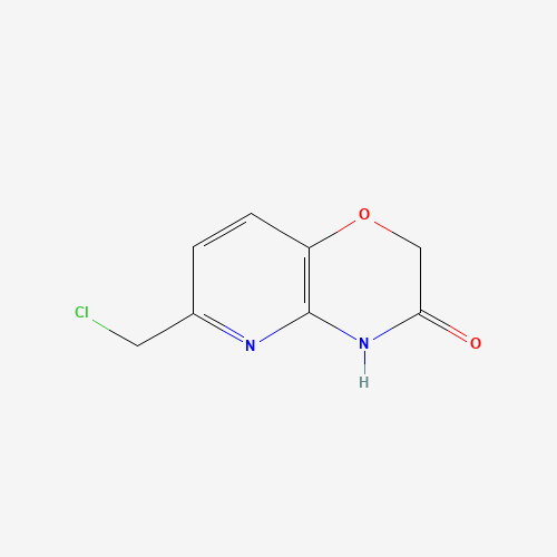 6-(chloromethyl)-4H-pyrido[3,2-b][1,4]oxazin-3-one (CAS: 1417551-51-9) - Chemical Structure and Molecular Formula 