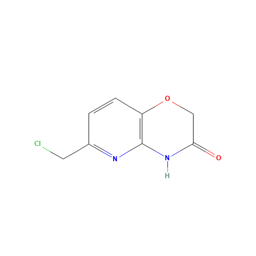 6-(chloromethyl)-4H-pyrido[3,2-b][1,4]oxazin-3-one (CAS: 1417551-51-9) - Chemical Structure and Molecular Formula 