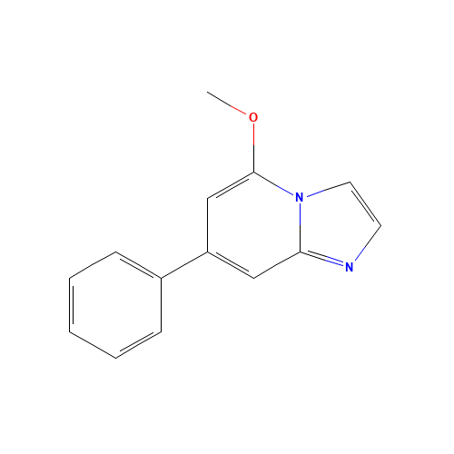 5-methoxy-7-phenylimidazo[1,2-a]pyridine (CAS: 1207840-39-8) - Chemical Structure and Molecular Formula 