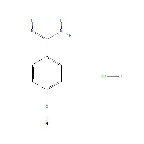 4-cyanobenzenecarboximidamide;hydrochloride (CAS: 117837-77-1) - Related Chemical Product