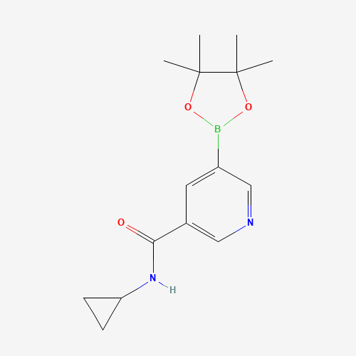 N-cyclopropyl-5-(4,4,5,5-tetramethyl-1,3,2-dioxaborolan-2-yl)pyridine-3-carboxamide (CAS: 1201644-52-1) - Related Chemical Product