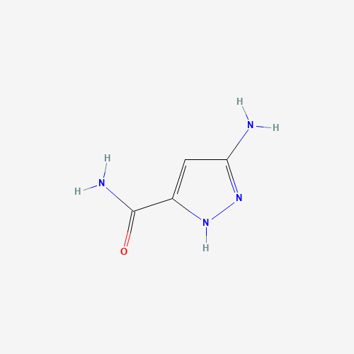 3-amino-1H-pyrazole-5-carboxamide (CAS: 1219743-26-6) - Related Chemical Product