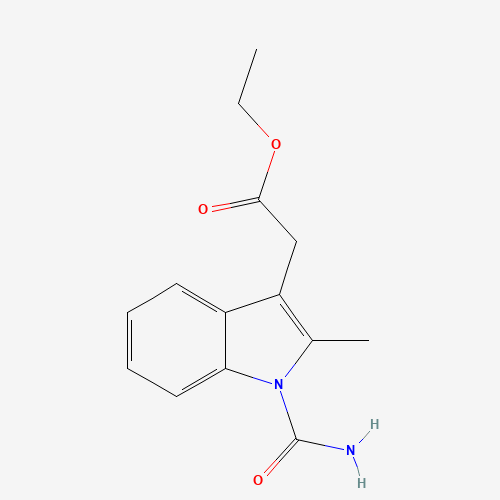 ethyl 2-(1-carbamoyl-2-methylindol-3-yl)acetate (CAS: 1386456-50-3) - Related Chemical Product