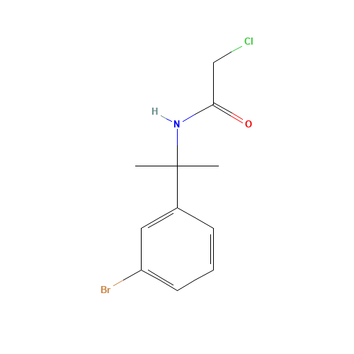 N-[2-(3-bromophenyl)propan-2-yl]-2-chloroacetamide (CAS: 861840-21-3) - Related Chemical Product