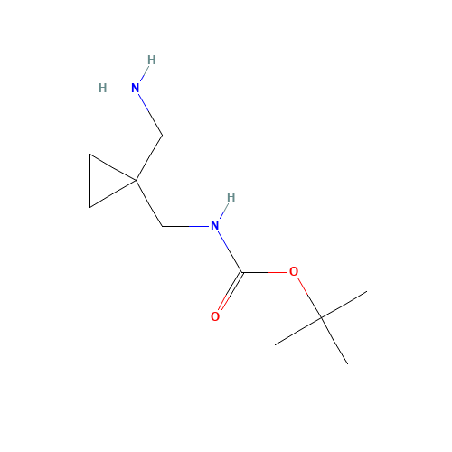 tert-butyl N-[[1-(aminomethyl)cyclopropyl]methyl]carbamate (CAS: 1147109-42-9) - Related Chemical Product
