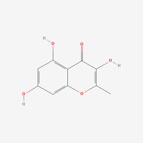 3,5,7-trihydroxy-2-methylchromen-4-one (CAS: 22105-17-5) - Chemical Structure and Molecular Formula 