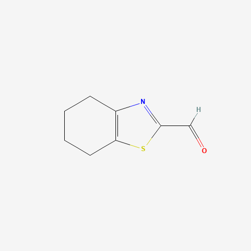 4,5,6,7-tetrahydro-1,3-benzothiazole-2-carbaldehyde (CAS: 884504-72-7) - Chemical Structure and Molecular Formula 