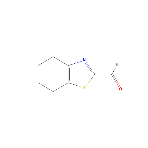 4,5,6,7-tetrahydro-1,3-benzothiazole-2-carbaldehyde (CAS: 884504-72-7) - Chemical Structure and Molecular Formula 
