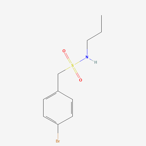 1-(4-bromophenyl)-N-propylmethanesulfonamide (CAS: 223555-85-9) - Chemical Structure and Molecular Formula 