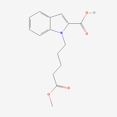 1-(5-methoxy-5-oxopentyl)indole-2-carboxylic acid (CAS: 1042354-79-9) - Related Chemical Product