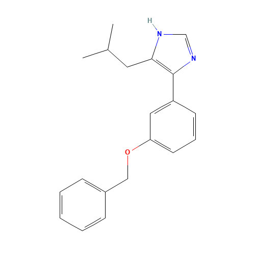 5-(2-methylpropyl)-4-(3-phenylmethoxyphenyl)-1H-imidazole (CAS: 1420837-36-0) - Related Chemical Product