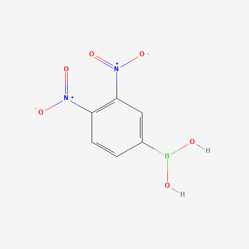 (3,4-dinitrophenyl)boronic acid (CAS: 943828-23-7) - Chemical Structure and Molecular Formula 