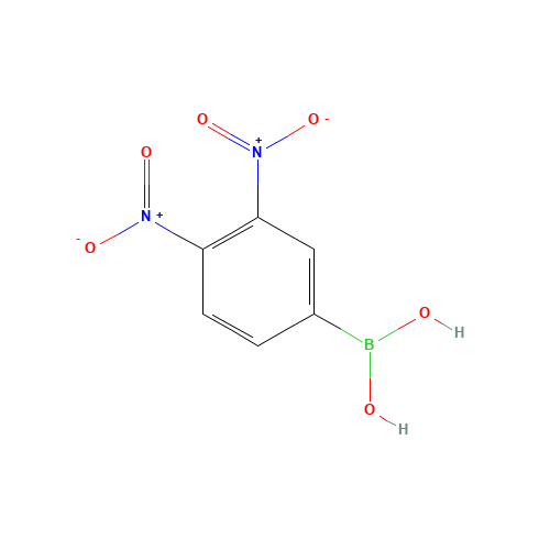 (3,4-dinitrophenyl)boronic acid (CAS: 943828-23-7) - Chemical Structure and Molecular Formula 