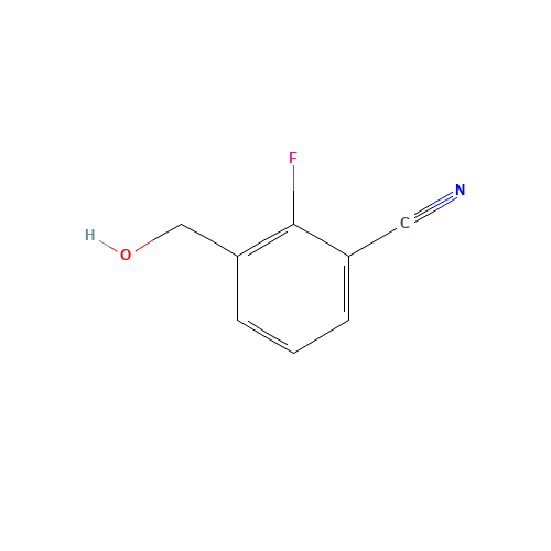 2-fluoro-3-(hydroxymethyl)benzonitrile (CAS: 1261861-91-9) - Chemical Structure and Molecular Formula 