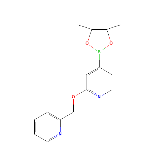 2-(pyridin-2-ylmethoxy)-4-(4,4,5,5-tetramethyl-1,3,2-dioxaborolan-2-yl)pyridine (CAS: 1610521-32-8) - Related Chemical Product