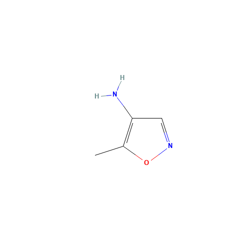 5-methyl-1,2-oxazol-4-amine (CAS: 87988-94-1) - Chemical Structure and Molecular Formula 