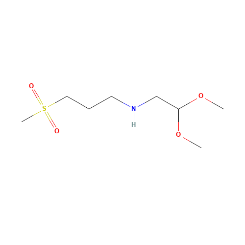 N-(2,2-dimethoxyethyl)-3-methylsulfonylpropan-1-amine (CAS: 1300115-69-8) - Related Chemical Product