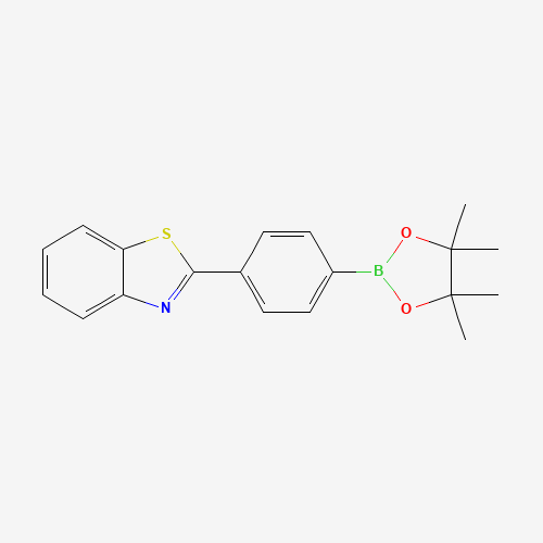 2-[4-(4,4,5,5-tetramethyl-1,3,2-dioxaborolan-2-yl)phenyl]-1,3-benzothiazole (CAS: 1007375-81-6) - Related Chemical Product