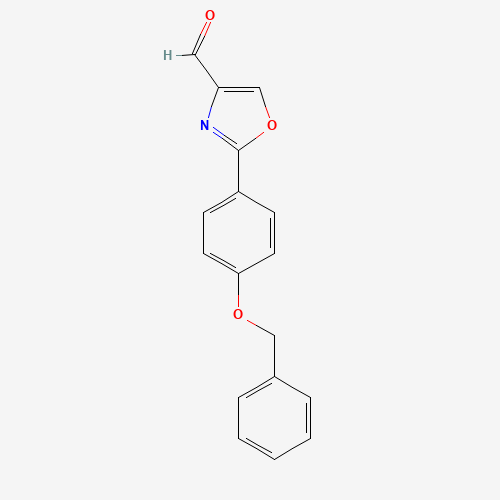 2-(4-phenylmethoxyphenyl)-1,3-oxazole-4-carbaldehyde (CAS: 885273-30-3) - Related Chemical Product