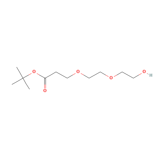 tert-butyl 3-[2-(2-hydroxyethoxy)ethoxy]propanoate (CAS: 133803-81-3) - Related Chemical Product