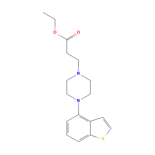 ethyl 3-[4-(1-benzothiophen-4-yl)piperazin-1-yl]propanoate (CAS: 913614-12-7) - Related Chemical Product