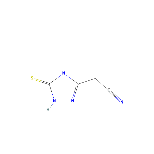 2-(4-methyl-5-sulfanylidene-1H-1,2,4-triazol-3-yl)acetonitrile (CAS: 59682-60-9) - Related Chemical Product