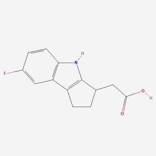 2-(7-fluoro-1,2,3,4-tetrahydrocyclopenta[b]indol-3-yl)acetic acid (CAS: 393509-22-3) - Related Chemical Product